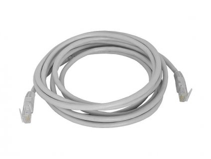 UTP Patch Kábel Lexton RJ45 CAT6E 1,5m 8P8C 1:1 Sivý
