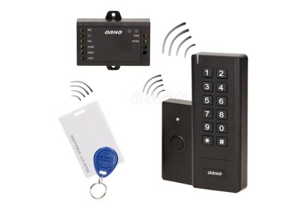 Bezdrôtový kódový zámok s čítačkou kariet ORNO OR-ZS-807, IP20