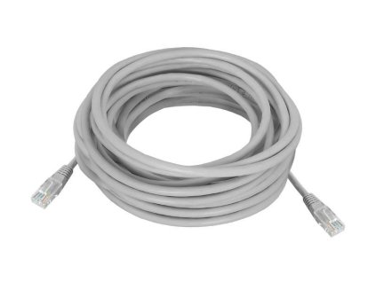 UTP Patch Kábel Lexton RJ45 CAT6E 15m 8P8C 1:1 Sivý