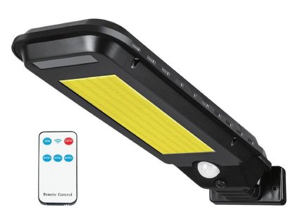 Vonkajšie solárne LED osvetlenie LTC LXLL118, 30W COB, 2000lm, 2400mAh, PIR