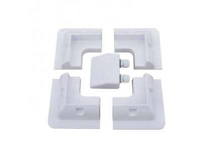 FVE ABS5WH držiak solárneho panelu s priechodkou, 5 dielov, Karavan