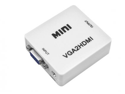 Prevodník MINI VGA2HDMI VGA + Audio do HDMI