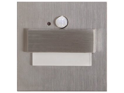 Zapustené schodiskové orientačné svietidlo ORNO TRACO LED OR-OS-6165LR3/N 12VDC, 1,5W, 30lm, 3000K, brúsená oceľ