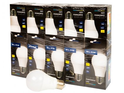 Žiarovka LED E27 BLOW 87-400, 10W A60, 230V, neutrálna