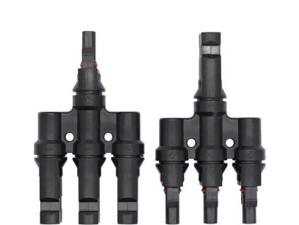 FVE MC4 Y TECATEL rozbočovacie konektory pre solárne panely (pár),-3 panely