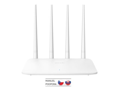 Tenda F6 Wireless-N Router 802.11b/g/n,300Mbps, 1xWAN, 3xLAN, 4x Fix. 
Ant. 
5dBi
