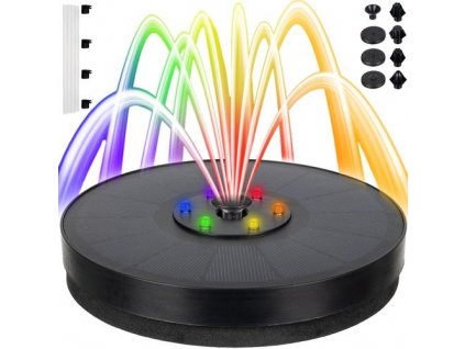 Solárna fontána RGB GARDLOV 18923, 180L/H