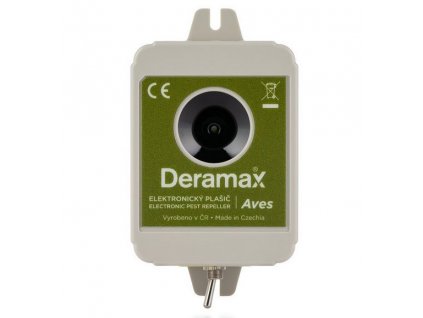 Deramax Aves ultrazvukový plašič/odpudzovač vtákov