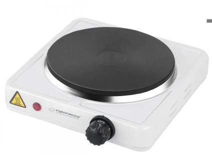 Varič elektrický jednoplatničkový ESPERANZA EKH002W PINATUBO, biela