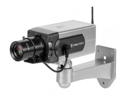 Atrapa kamery Cabletech DK-13, čierna, LED dióda, PIR