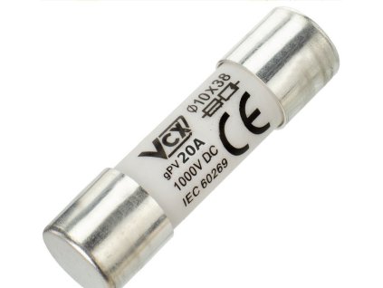 FVE DC poistka 1000V 10x38 mm pre solárne systémy 20A