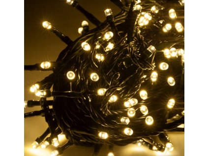 Vianočné osvetlenie reťaz REBEL ZAR0479, 100LED/10m, teplá biela, IP44