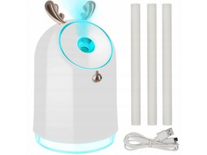 Dizajnový zvlhčovač vzduchu s difuzérom Malatec NP16366 biely sob