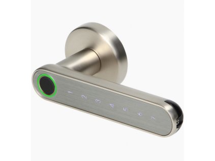 Chytrá kľučka s dotykovou klávesnicou a čítačkou odtlačkov prstov ORNO OR-ZS-853/N , Bluetooth 4.0, nikel