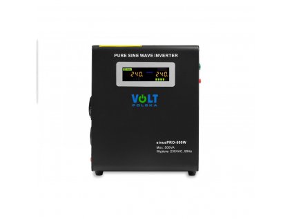 Záložný zdroj UPS VOLT Sinus Pro 500 E 12/230V 500VA 300W, čistý sínus, nastenný