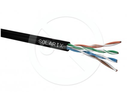 Inštalačný kábel Solarix CAT5E UTP PE Fca 100m/box SXKD-5E-UTP-PE
