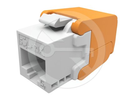 Samorezný keystone Solarix CAT5E UTP SXKJ-5E-UTP-WH-SA