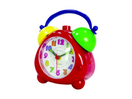 106060 analogovy budik modell k red