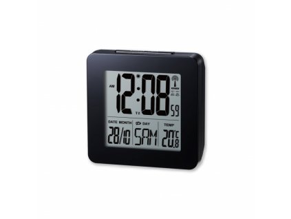 106258 digitalni budik s teplomerem rm510 black