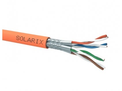 Solarix kabel CAT7 SSTP drát 500m cívka LSOH, SXKD-7-SSTP-LSOH