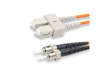 Patch kabel optický duplex ST-SC 50/125 1m MM