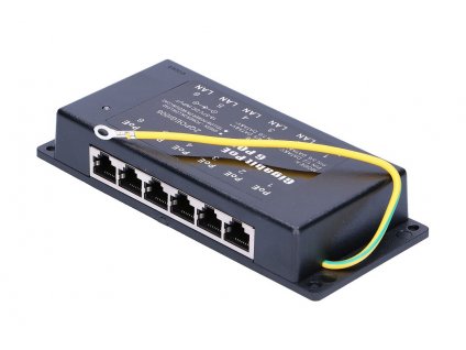 MHPower POE-PAN6-GB Gigabitový stíněný 6-portový pasivní POE panel