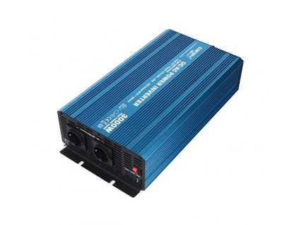 Měnič napětí Carspa P3000U-12 12V/230V+USB 3000W, čistá sinusovka