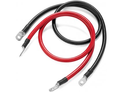 Propojovací kabely pro baterie, měniče, d.50cm, 6mm2, 2x očko M6 - pár (3WR-BVR6SC6-6)
