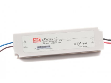 MEAN WELL LPV-100-12 napájecí zdroj pro LED 100W 12V
