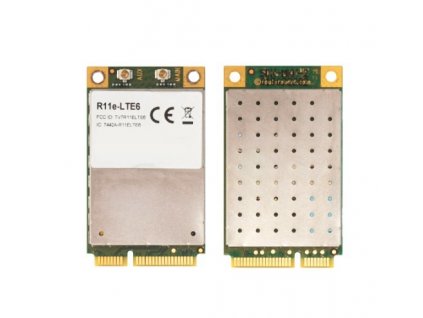 MikroTik R11e-LTE6 - 2G/3G/4G/LTE miniPCi-e karta, 2x u.Fl