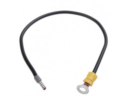 Propojovací DC kabel, d.60cm, 4mm2, očko M6 - dutinka