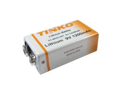 Baterie TINKO 9V ER9 (CR9V) 1200mAh lithiová