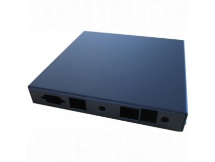 Montážní krabice PC Engines pro ALIX.2D2 a 6E2 (2x LAN, 1x USB, 1x rev. sma) - černá