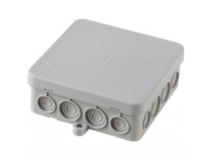 ElettroCanali EC411C4 rozbočovací krabice, 90x90x34mm, IP55, průchodky
