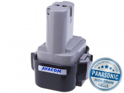 Baterie AVACOM pro MAKITA 9134 Ni-MH 9,6V 3000mAh, články PANASONIC