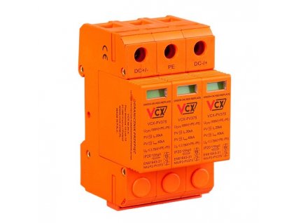 Přepěťová ochrana VCX PV375-3 DC třída T2 (C) 3P 1000V Professional Plus