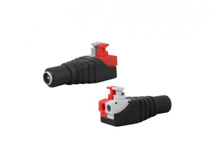 Napájacia DC samica konektor 2,5/5,5 s pružinovou svorkou