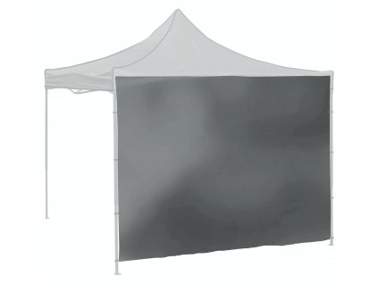 Bočnice pro párty stan 2x3m 210D šedá WATERPROOF