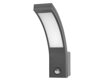 Vonkajšie svietidlo nástenné ORNO OR-OP-6109GLPMR4 so snímačom pohybu a súmraku, IP54, sivá