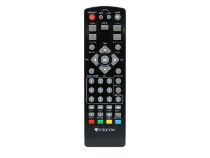 ZIRCON dálkový ovladač pro DVB-T T-hd / T2-hd
