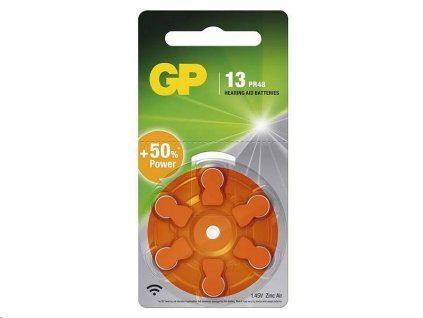 Baterie do naslouchadel GP ZA13 (PR48), 6ks --CENA BLISTR-