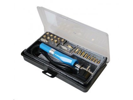 Pájka vypalovačka  ZD-972A 30W s nástavci, 20 hrotů + box