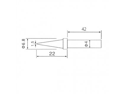 Hrot C1-1 pro mikropájku (ZD-30C, ZD-99)
