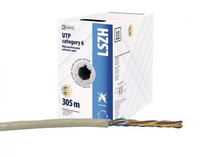 UTP kabel CAT 6 LSZH EMOS 305m