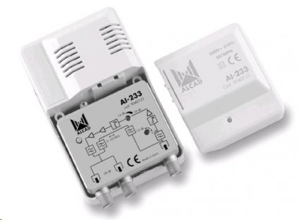 Alcad AI - 233 linkový zesilovač se 2 výstupy / G=28dB