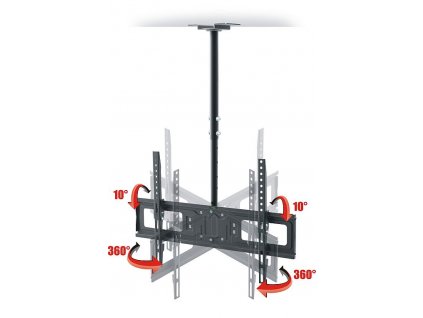 TV držák na strop AX OPTICUM CINEMA PLUS pro TV 32" - 70" / 30 kg