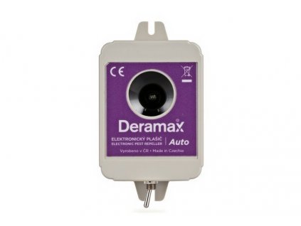 Odpuzovač Deramax Auto - ultrazvukový plašič kun a hlodavců