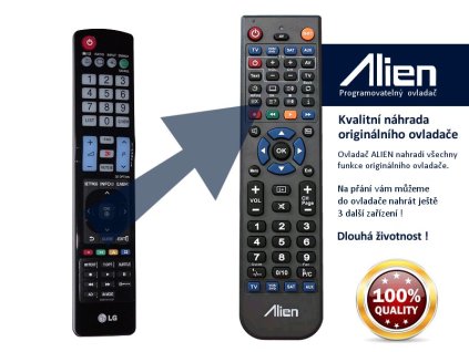 Dálkový ovladač ALIEN LG AKB73615307
