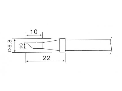 Hrot C1-3 pro mikropájku (ZD-30C, ZD-99, ZD-8906, ZD-8906L)