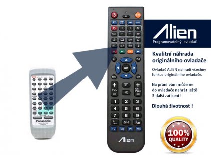 Dálkový ovladač ALIEN Panasonic EUR648200